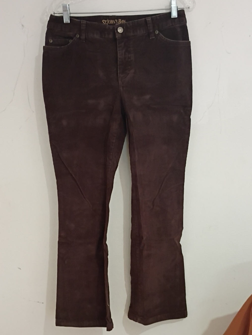 St. John's Bay Women's Brown Boot Cut Pants